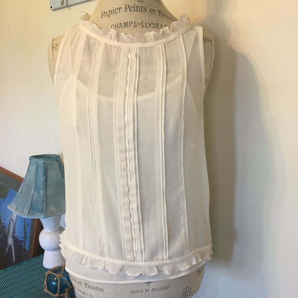 Ann Taylor Ivory Blouse